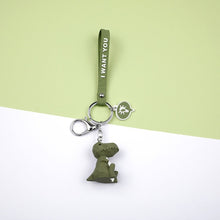 Load image into Gallery viewer, 2019 New Fashion Cute Dinosaur Keychain Key Ring Cat Fashion Cartoon Key Chain Creative Car Bag Phone Key Ring