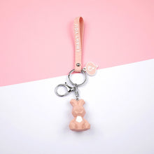 Load image into Gallery viewer, 2019 New Fashion Cute Dinosaur Keychain Key Ring Cat Fashion Cartoon Key Chain Creative Car Bag Phone Key Ring