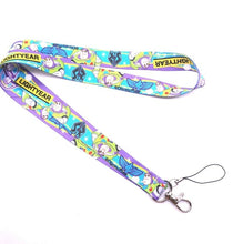 Load image into Gallery viewer, 1 pcs cartoon mickey minnie princess stitch Donald Duck Daisy Lanyard Key Lanyard Cosplay Badge ID Cards Holders Neck