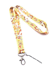 Load image into Gallery viewer, 1 pcs cartoon mickey minnie princess stitch Donald Duck Daisy Lanyard Key Lanyard Cosplay Badge ID Cards Holders Neck