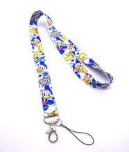 Load image into Gallery viewer, 1 pcs cartoon mickey minnie princess stitch Donald Duck Daisy Lanyard Key Lanyard Cosplay Badge ID Cards Holders Neck