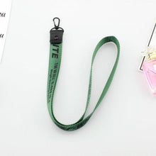 Load image into Gallery viewer, Off White Keychain Ribbon key chain porte clef Phone Case Key ring llaveros sleutelhanger Chaveiro portachiavi Bag Charm