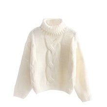 Load image into Gallery viewer, Autumn Winter Women Fashion Sweater Basic Female Pullover Batwing Sleeve Solid Color Femme Casual Knitted Streetwear