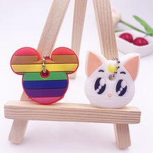 Load image into Gallery viewer, 2Pcs/set Cute Cartoon Silicone Protective key Case Cover For key Control Dust Cover Holder Organizer Home Accessories Supplies