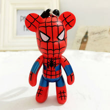 Load image into Gallery viewer, Handmade DIY Craft Rhinestone Bomgom Tassels Cartoon Popobe Gloomy Bear Keychain Cute Bag Charm Holder Cartoon Resin Key Chain