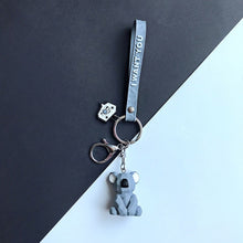 Load image into Gallery viewer, 2019 New Fashion Cute Dinosaur Keychain Key Ring Cat Fashion Cartoon Key Chain Creative Car Bag Phone Key Ring
