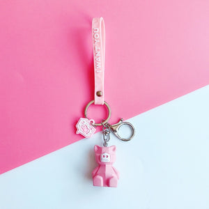 2019 New Fashion Cute Dinosaur Keychain Key Ring Cat Fashion Cartoon Key Chain Creative Car Bag Phone Key Ring