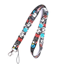 Load image into Gallery viewer, 1 pcs cartoon  mickey minnie princess stitch Donald Duck Daisy Lanyard Key Lanyard Cosplay Badge ID Cards Holders Neck
