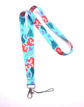 Load image into Gallery viewer, 1 pcs cartoon  mickey minnie princess stitch Donald Duck Daisy Lanyard Key Lanyard Cosplay Badge ID Cards Holders Neck
