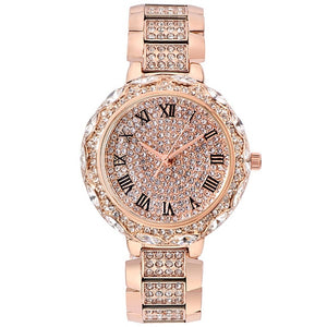 Women Watch Woman 2020 Luxury Brand Gold Clock Lady Wrist Watches Crystal Female Ladies Quartz Watch Fashion Women's Wristwatch