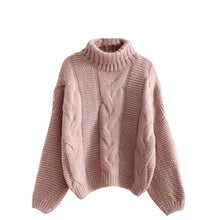 Load image into Gallery viewer, Autumn Winter Women Fashion Sweater Basic Female Pullover Batwing Sleeve Solid Color Femme Casual Knitted Streetwear
