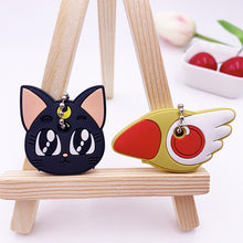 Load image into Gallery viewer, 2Pcs/set Cute Cartoon Silicone Protective key Case Cover For key Control Dust Cover Holder Organizer Home Accessories Supplies
