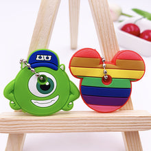 Load image into Gallery viewer, 2Pcs/set Cute Cartoon Silicone Protective key Case Cover For key Control Dust Cover Holder Organizer Home Accessories Supplies
