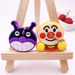 2Pcs/set Cute Cartoon Silicone Protective key Case Cover For key Control Dust Cover Holder Organizer Home Accessories Supplies