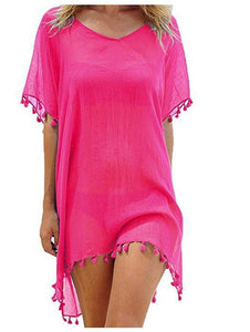 Women Beach Cover Up Lace Hollow Crochet Swimsuit Beach Dress Women 2020 Summer Cover-Ups Bathing Suit Ladies Beach Wear Tunic