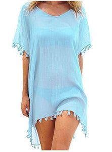 Women Beach Cover Up Lace Hollow Crochet Swimsuit Beach Dress Women 2020 Summer Cover-Ups Bathing Suit Ladies Beach Wear Tunic